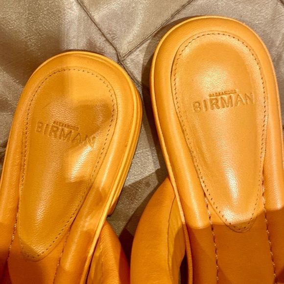 Alexandre Birman fashionably flops, beautiful orange leather, made in Brazil, 39 - Picture 12 of 14